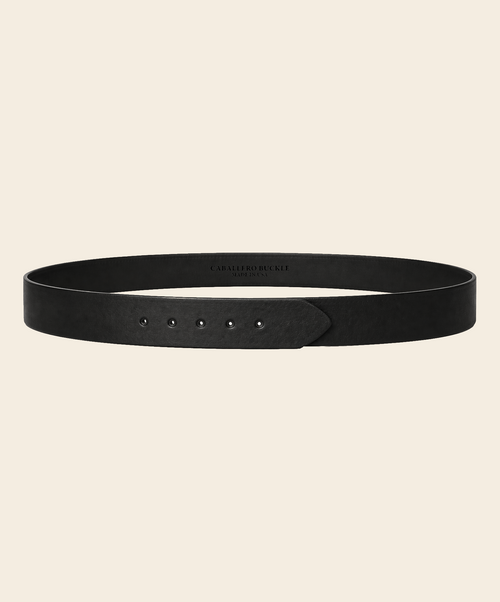 Classic Belt in black full-grain leather, product photo