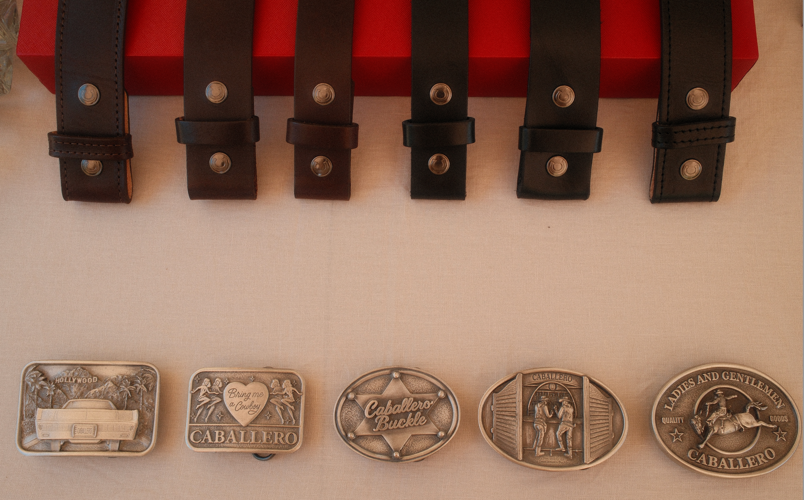 Caballero Buckle pop-up display